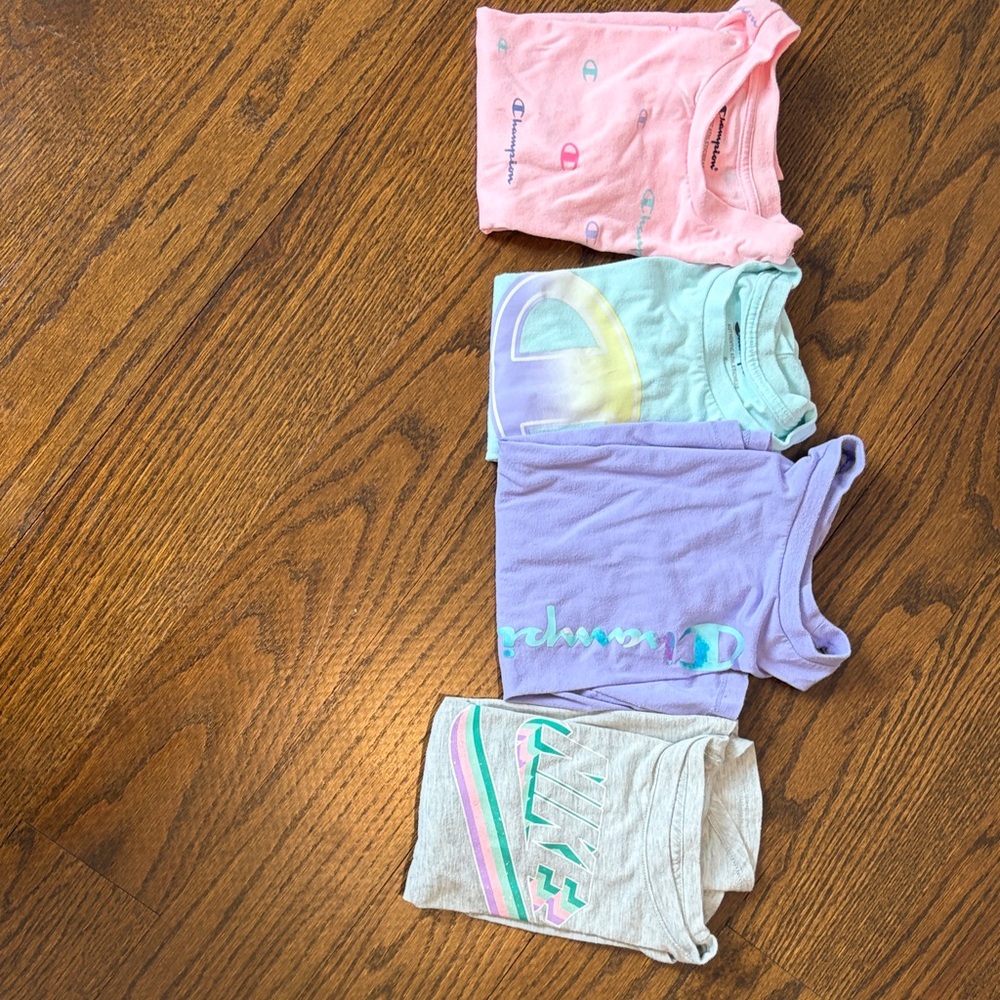 T shirts and shorts